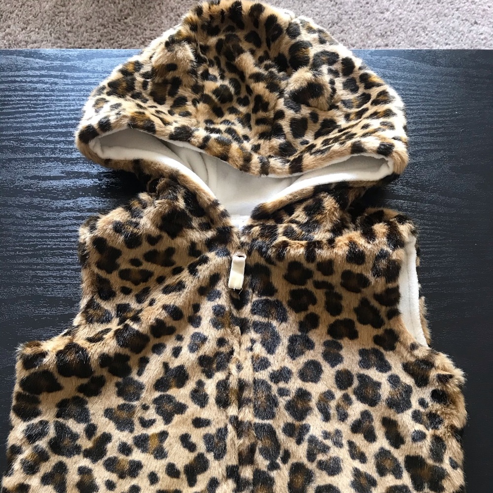 Leopard Print Vest
